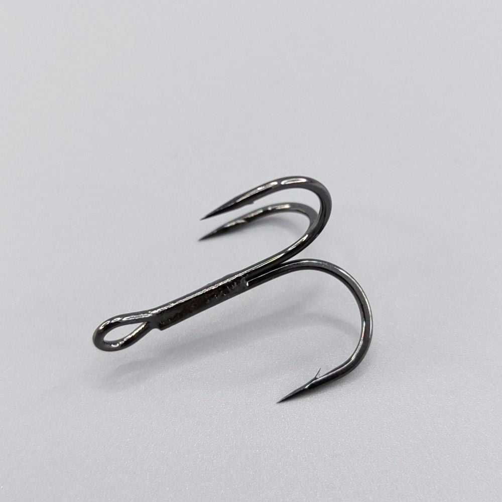 BKK 1x Strong Black Nickle Treble Hooks - Custom Lure Online