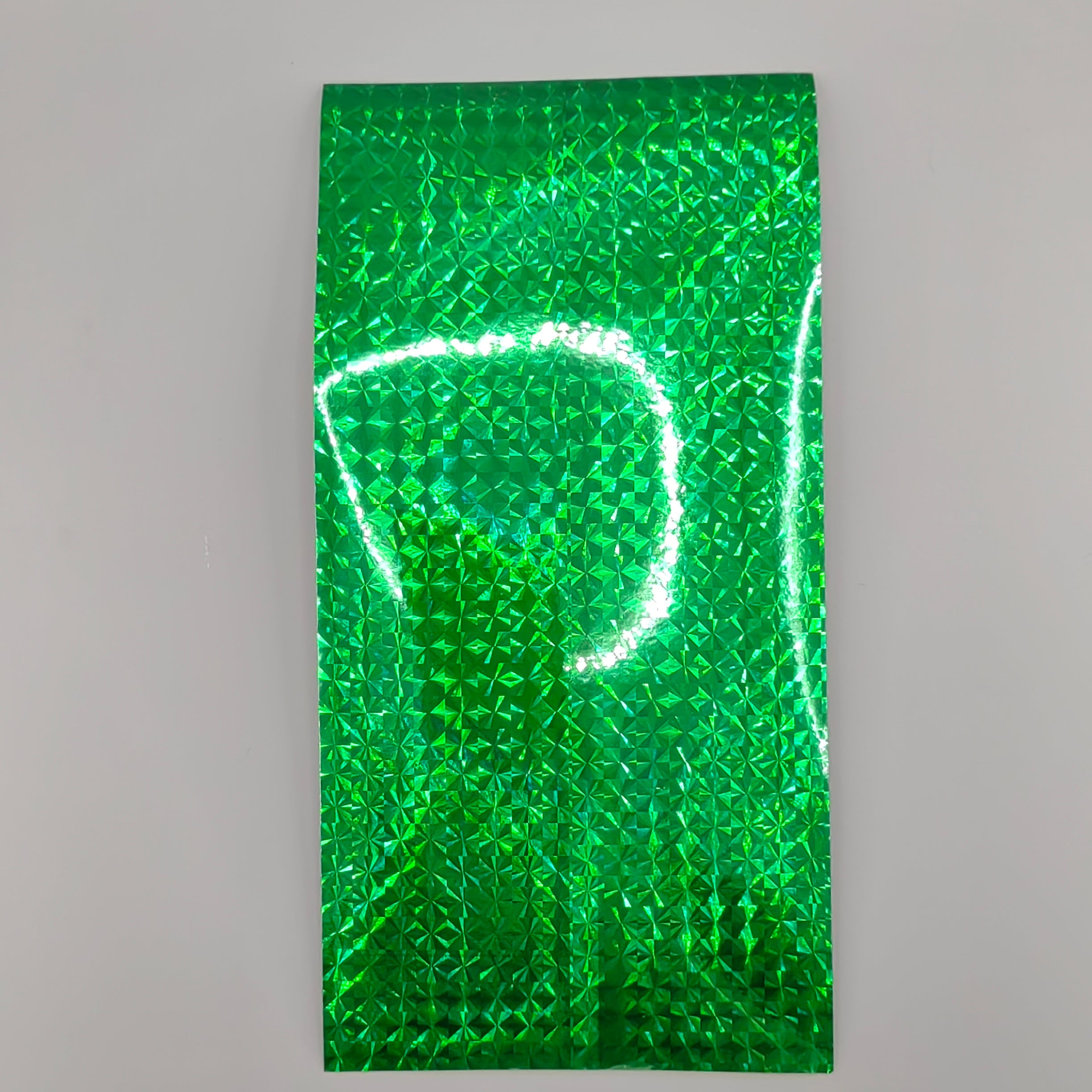 Premium Green Prism Adhesive Holographic Fishing Lure Tape Custom