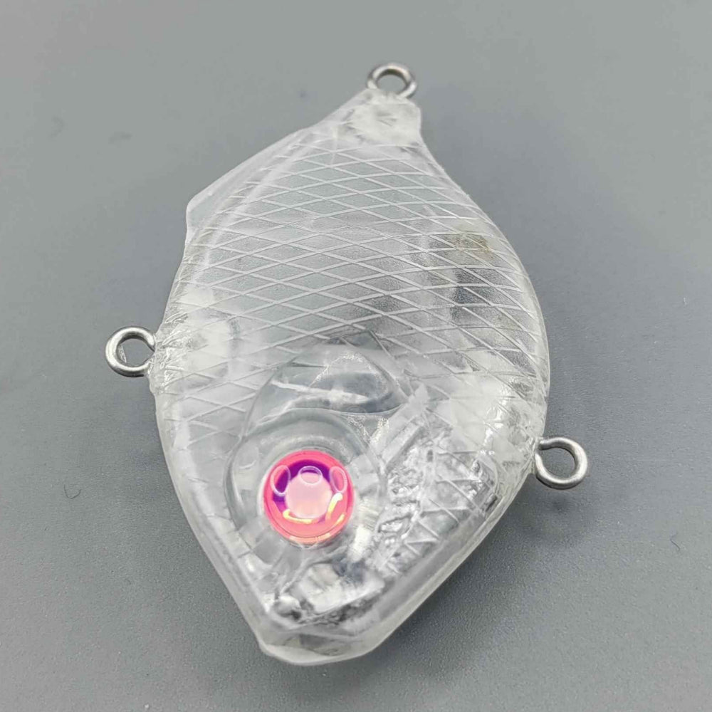 L011 40mm 7.8g Unpainted Sinking Lipless Plastic Fishing Lure Blank - Custom Lure Online