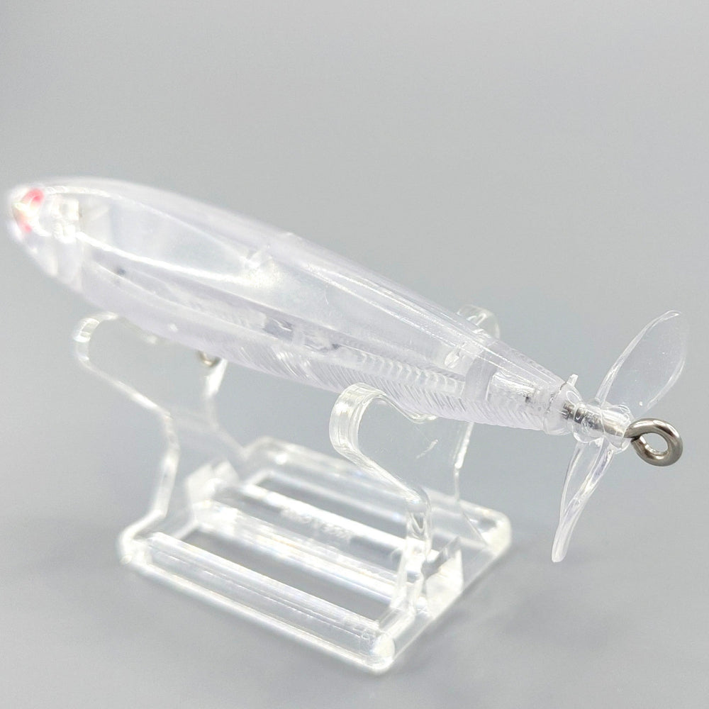 T012 YO-ZURI 3DB PROP Unpainted Topwater Plastic Fishing Lure Blank - Custom Lure Online