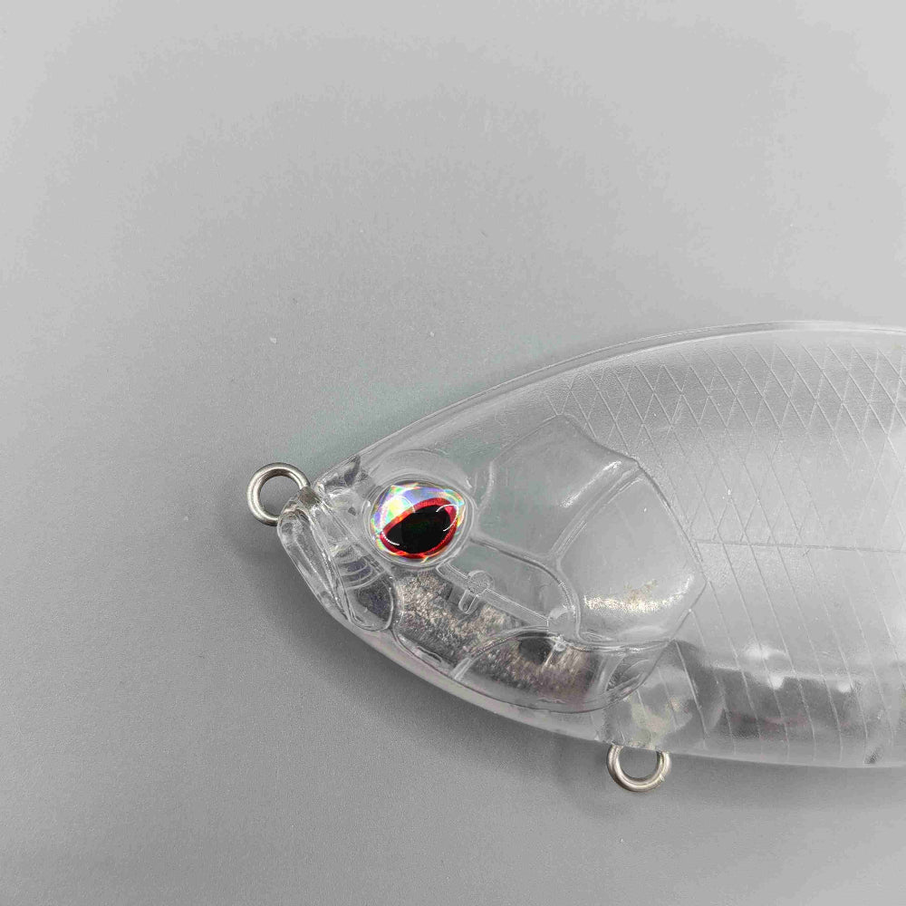 W010 Evergreen ES Flat Unpainted Glide Swimbait Lure Blank - Custom Lure Online