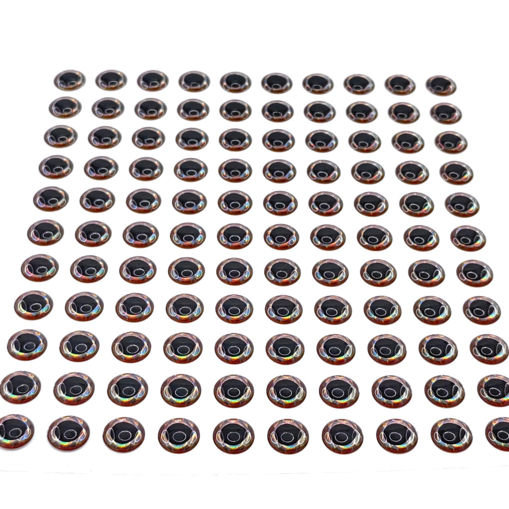 Silver/Black Trangle Pupil 3D Lure Eye