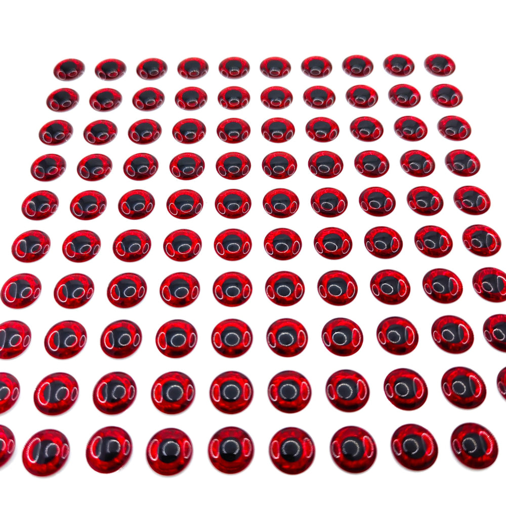 Red/Black Round Pupil 3D Lure Eye