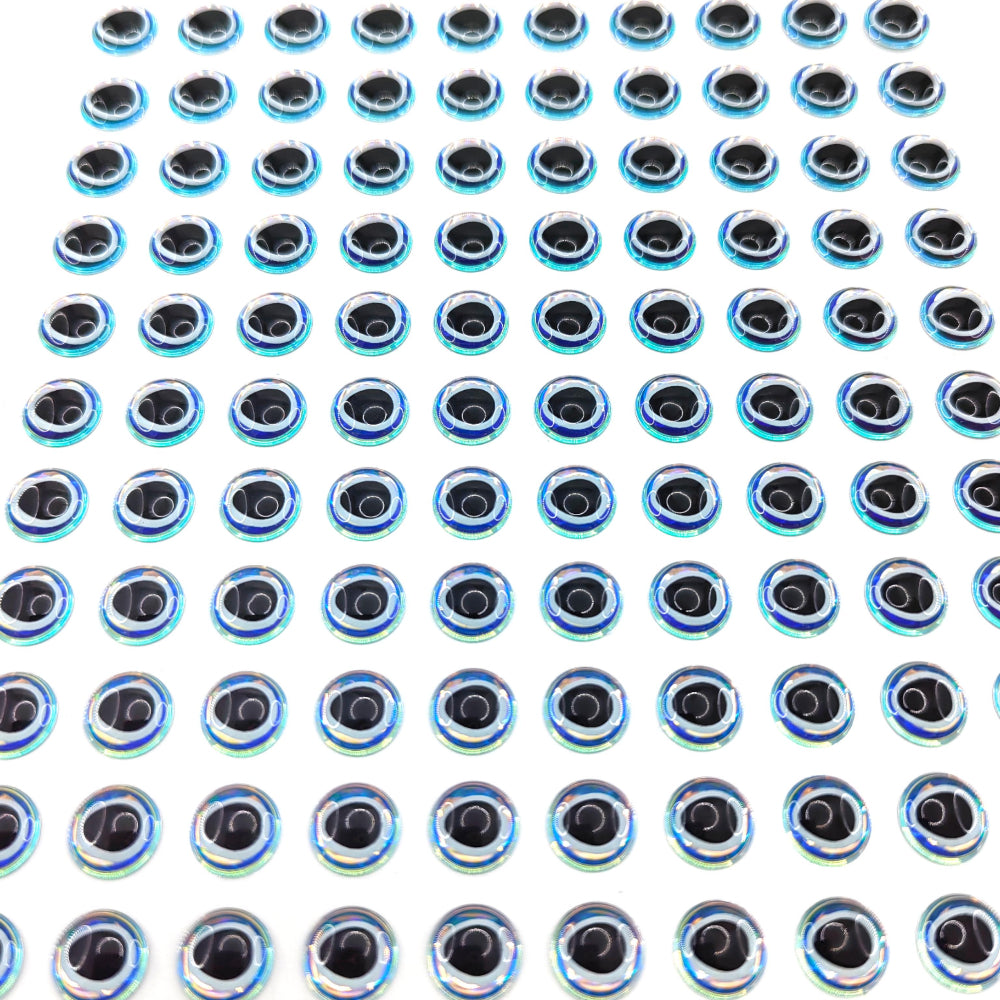 Blue/White/Black Trangle Pupil 3D Lure Eye