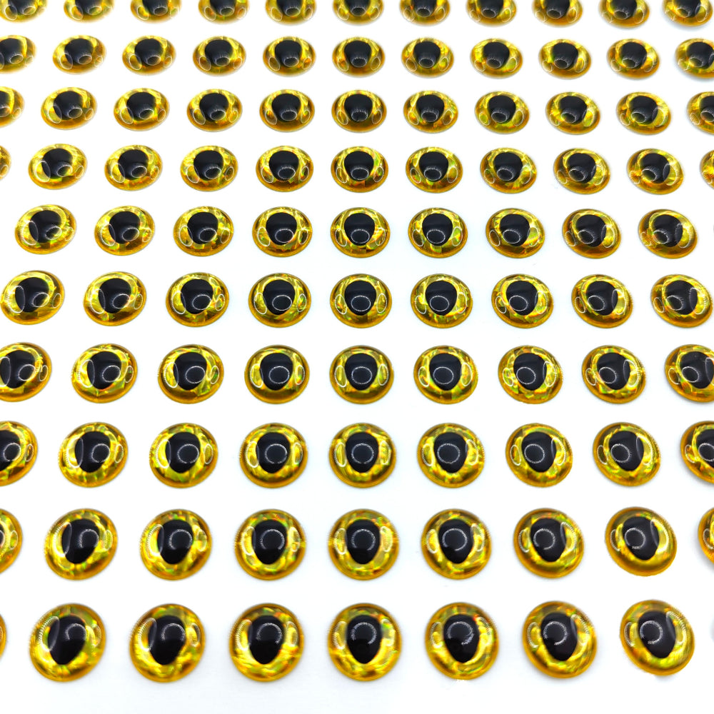 Gold/Black Trangle Pupil 3D Lure Eye