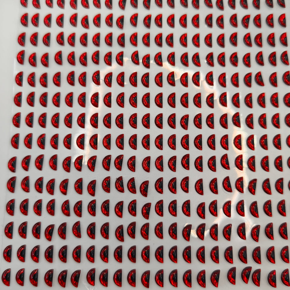 E71 Half Moon Black Red 3D Eye