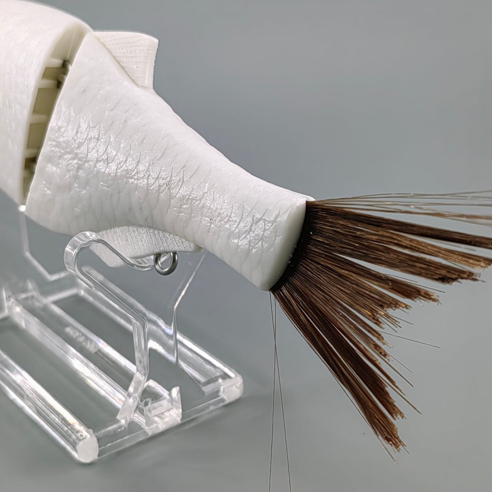 W024 170mm White Glide Bait Blank