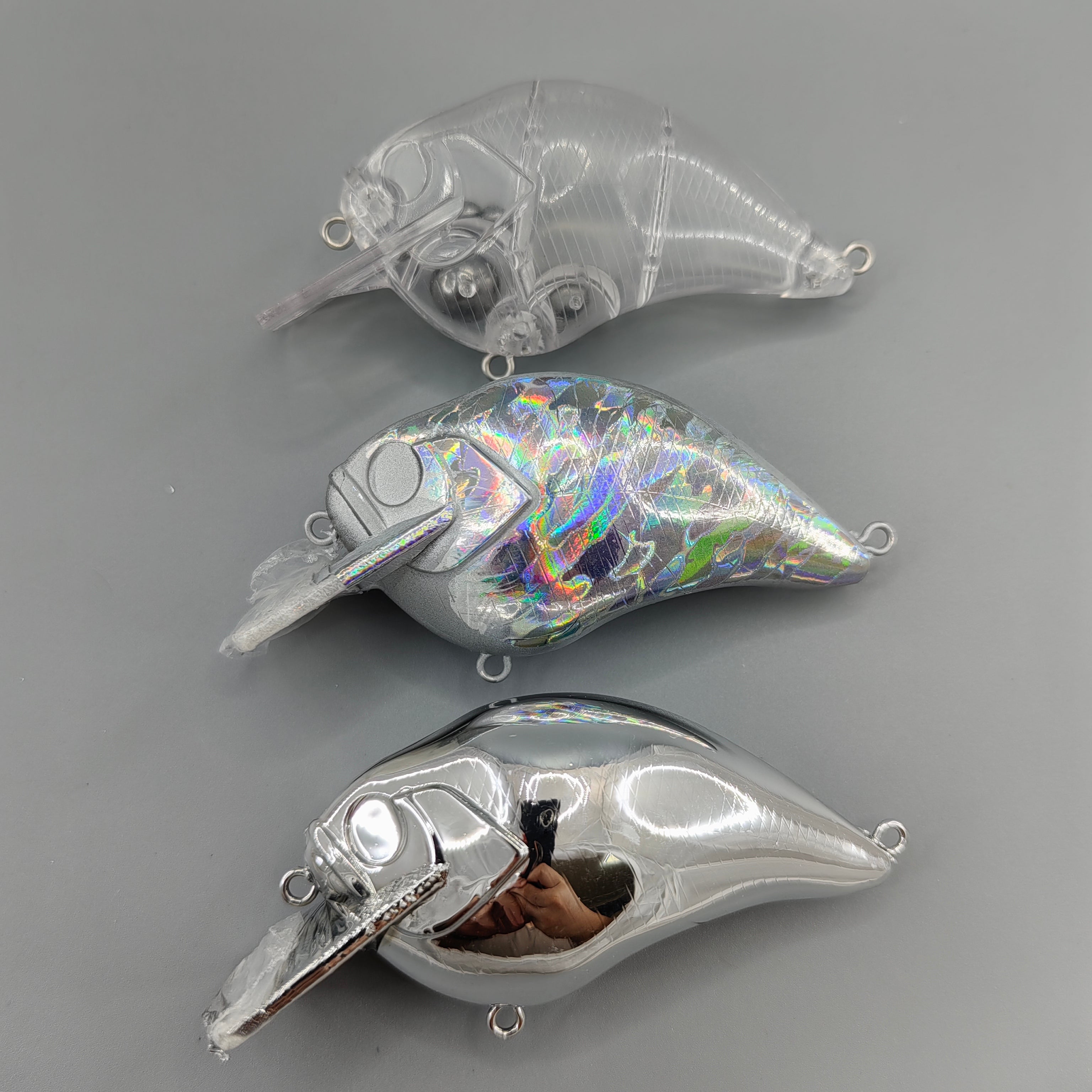 crankbait bodies for making fishing lures Mud Hole Custom Hard Bait Kit Shallow Diver Lure Blanks Unpainted Swimbait Crankbait