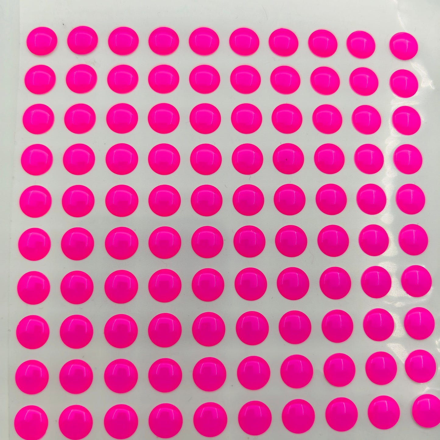 E91 Fluorescent Pink 3D Eye