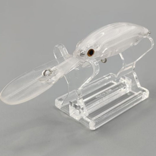 10PCS Unpainted Lure Blanks - 1.46g, 4.8cm, ABS Plastic With Rattle, For DIY Fishing Lures