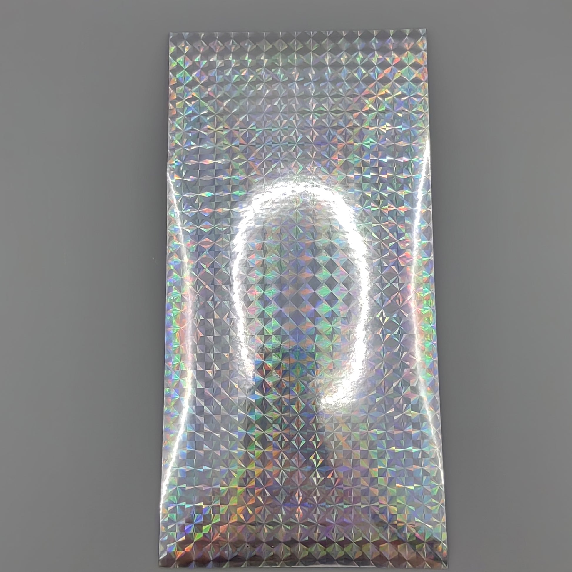 Premium Silver Prism Adhesive Holographic Fishing Lure Tape