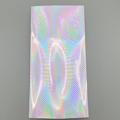 disco holographic pink fishing lure tape Roll of Prism Tape, 1/4'' Mosaic (4 inch x 25 ft, Fluorescent Pink) Rip them for extreme 12" x 8" 1 Pack