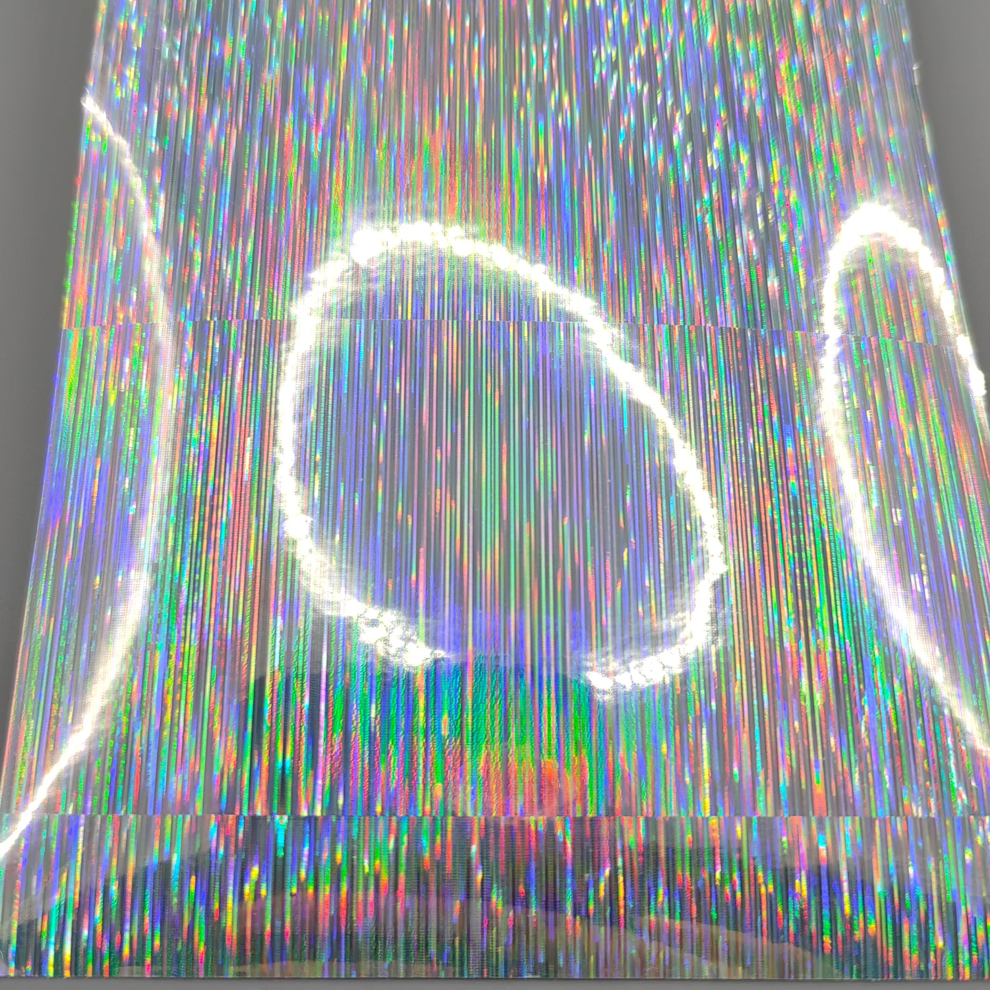 disco holographic pink fishing lure tape Vertical Line Holographic Fishing Lure Tape