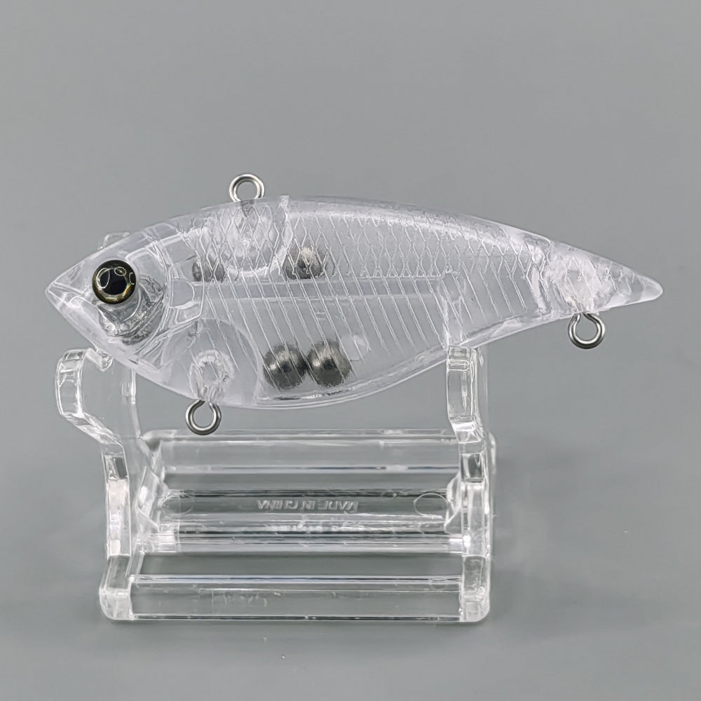 clear plastic fishing lure bodies 70mm Lipless Crankbait Blanks