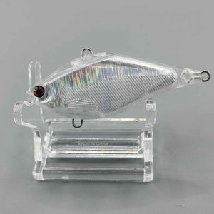 L006 60mm 11.3g Unpainted Sinking Lipless Plastic Fishing Lure Blank - Custom Lure Online