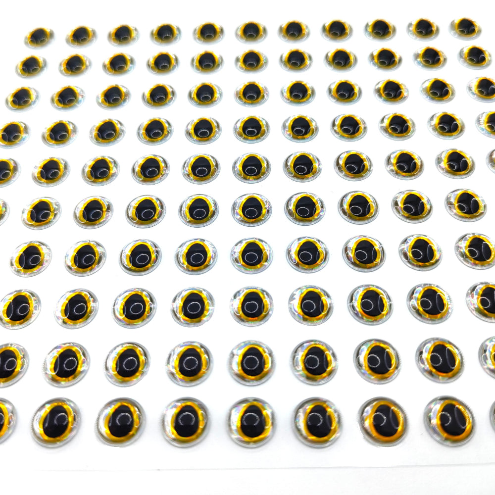3D Fishing Lure Eyes - 3D Epoxy & Holographic Lure Eyes 7mm 3D Fishing Lure Eyes - 3D Epoxy & Holographic Lure Eyes 7mm