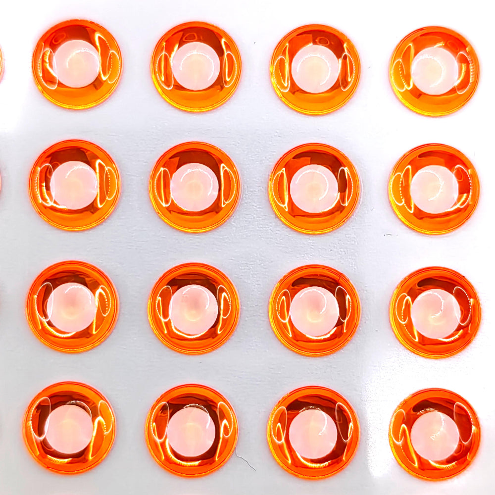 8mm orange 3d fish lure eyes E26 Orange/White Whiteout Round Pupil Eye baitcaster Reels The Gagster – Al Jig Head Fitment Color:LITTLE JOHN MICRO DD 45 CHROME RED CRAW