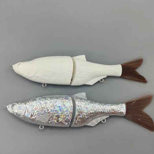 HOLO 170mm White Glide Bait Blank