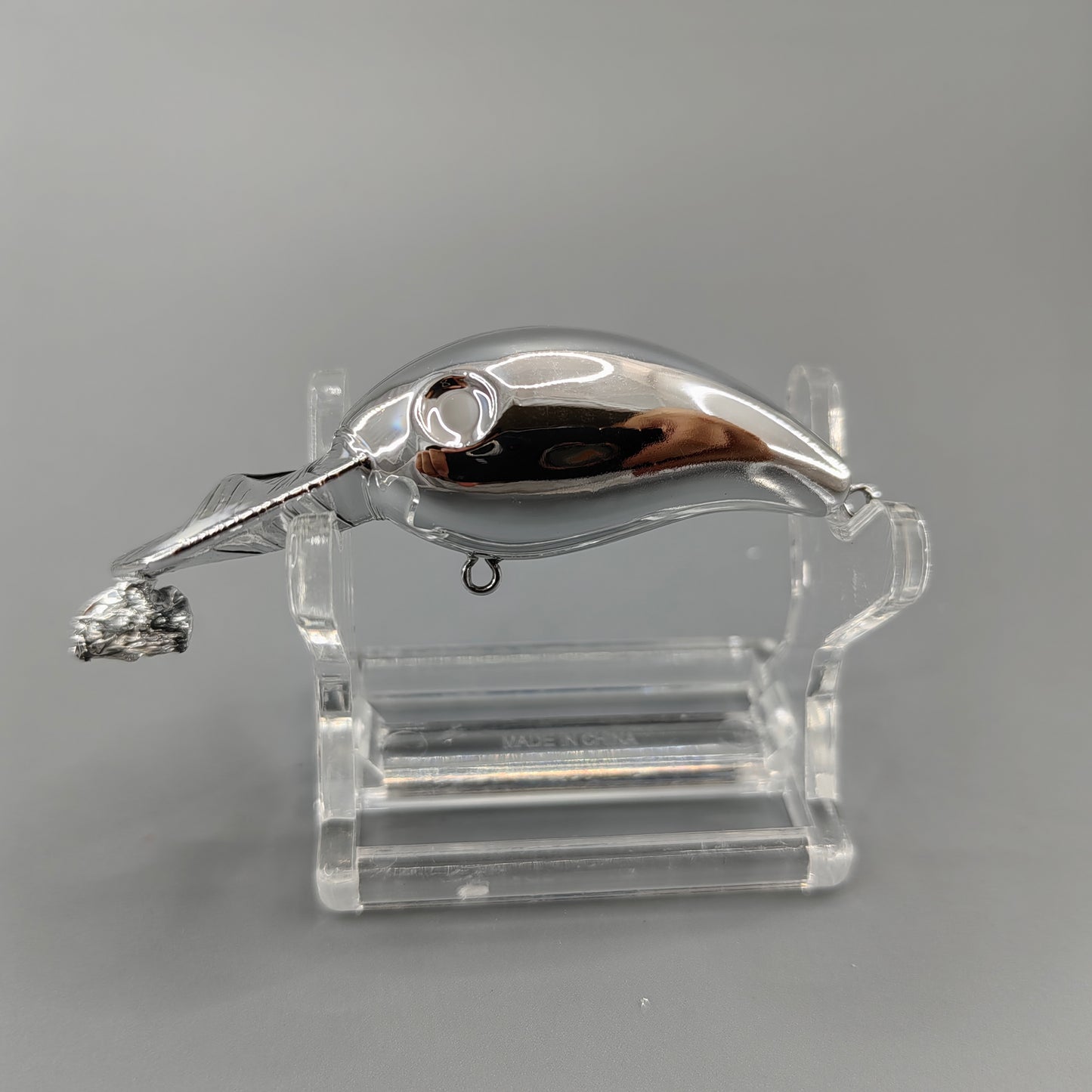 Chrome KVD Slab Hammer Mini Crankbait Lure Blank