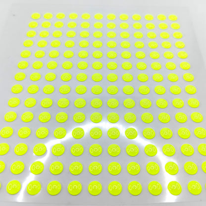 Chartreuse 3D Fishing Lure Eye