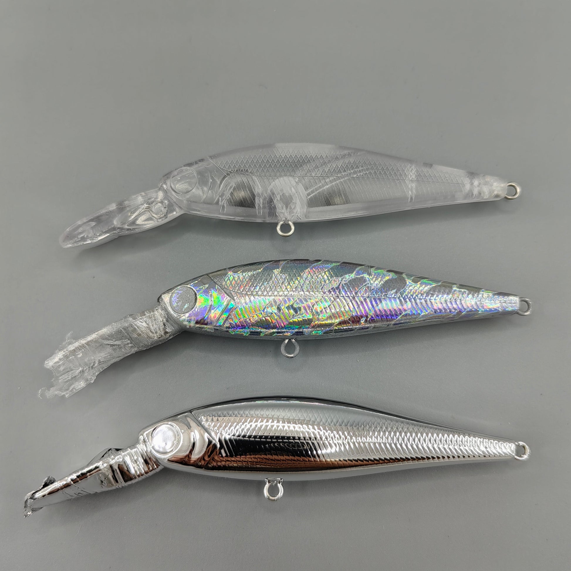 FOILDED CHROME LUCKY CRAFT POINTER 78DD Lure Blank