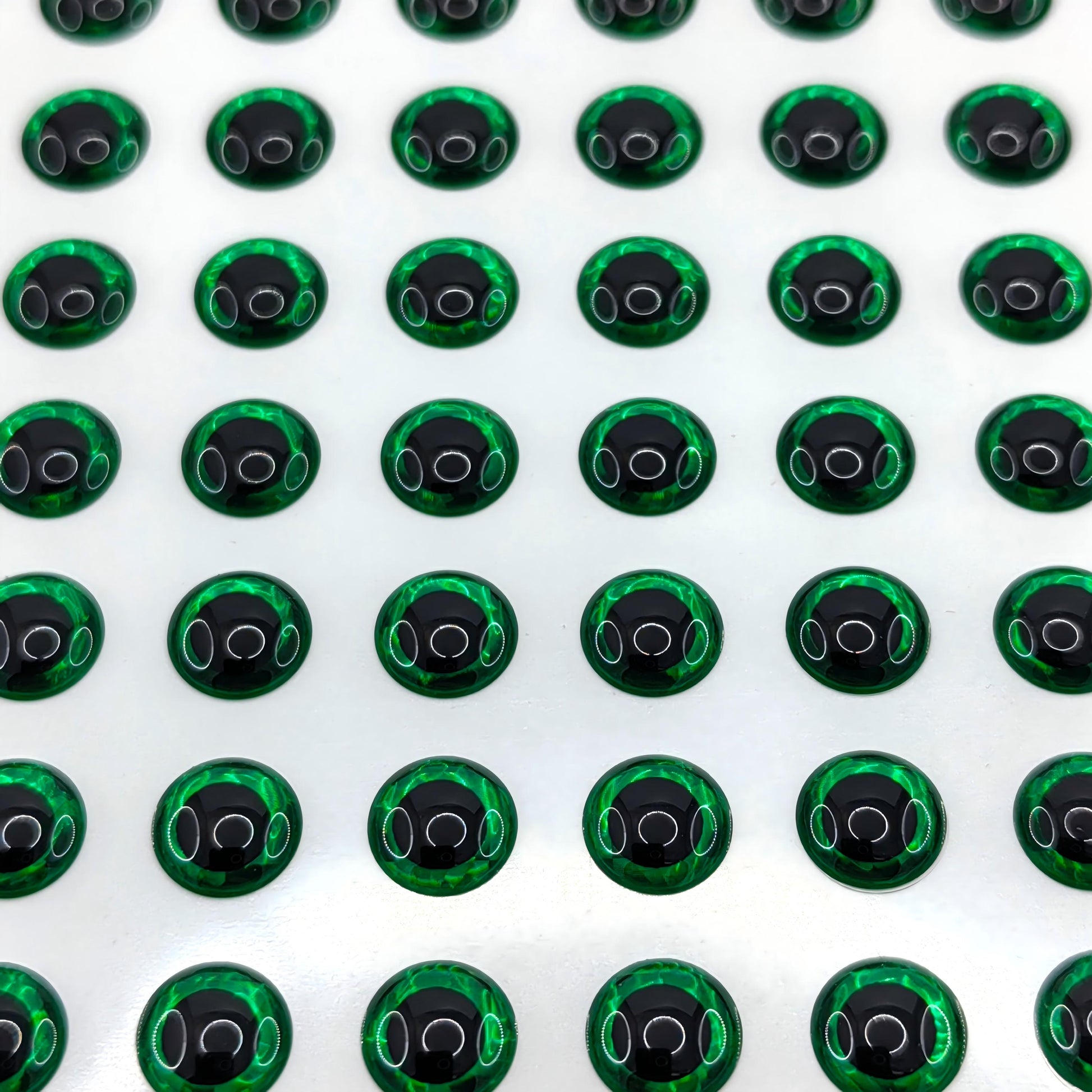 Green Round Pupil 3D Eye