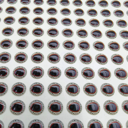 E86 Black Red Triangle Pupil 3D Eye