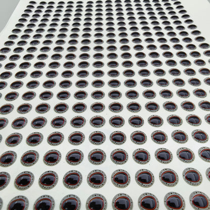 E86 Black Red Triangle Pupil 3D Eye