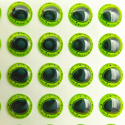E85 Green Triangle Pupil 3D Eye