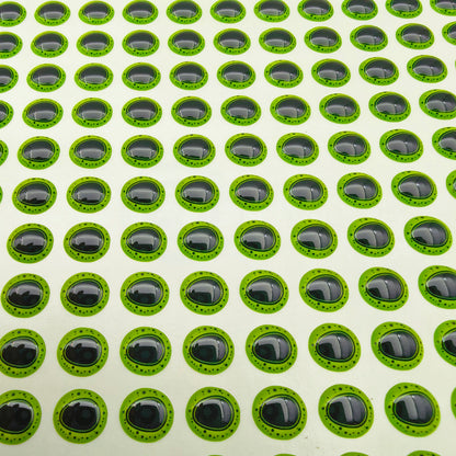 E85 Green Triangle Pupil 3D Eye