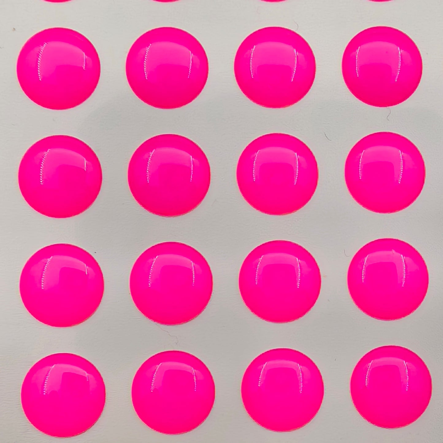 E91 Fluorescent Pink 3D Eye