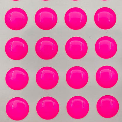 E91 Fluorescent Pink 3D Eye