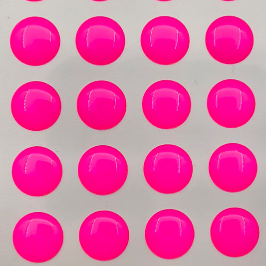 E91 Fluorescent Pink 3D Eye
