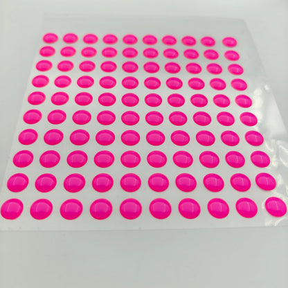 E91 Fluorescent Pink 3D Eye
