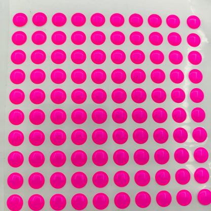 E91 Fluorescent Pink 3D Eye
