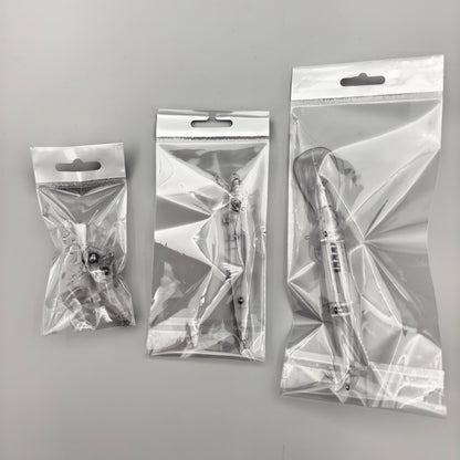 Clear Plastic Hearder Hang Bags