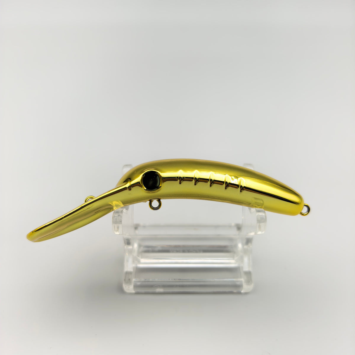 Gold Chrome YAKIMA Mag Lip 3.5 Lure Blank