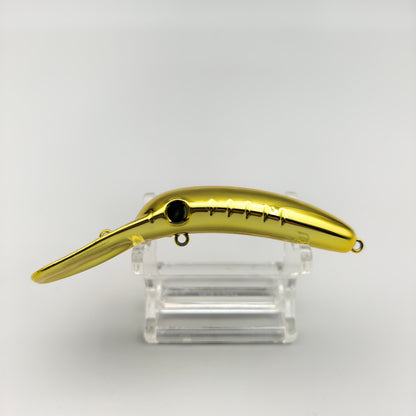 Gold Chrome YAKIMA Mag Lip 3.5 Lure Blank