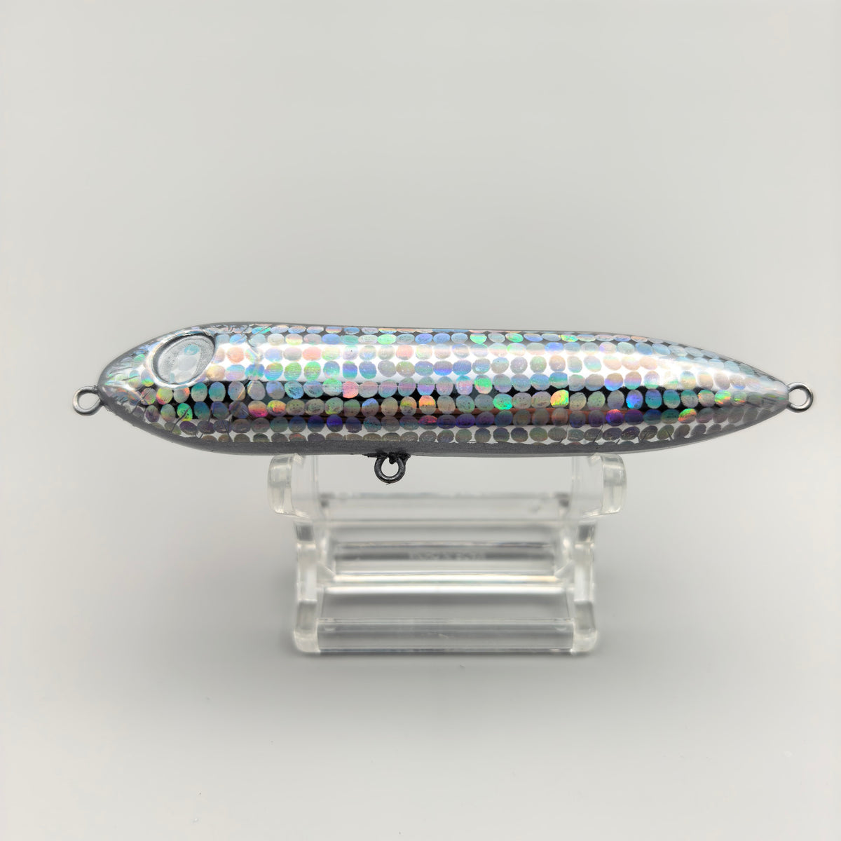 Señuelo de pesca de plástico Topwater sin pintar, T001, 100mm, 10,4g, en blanco