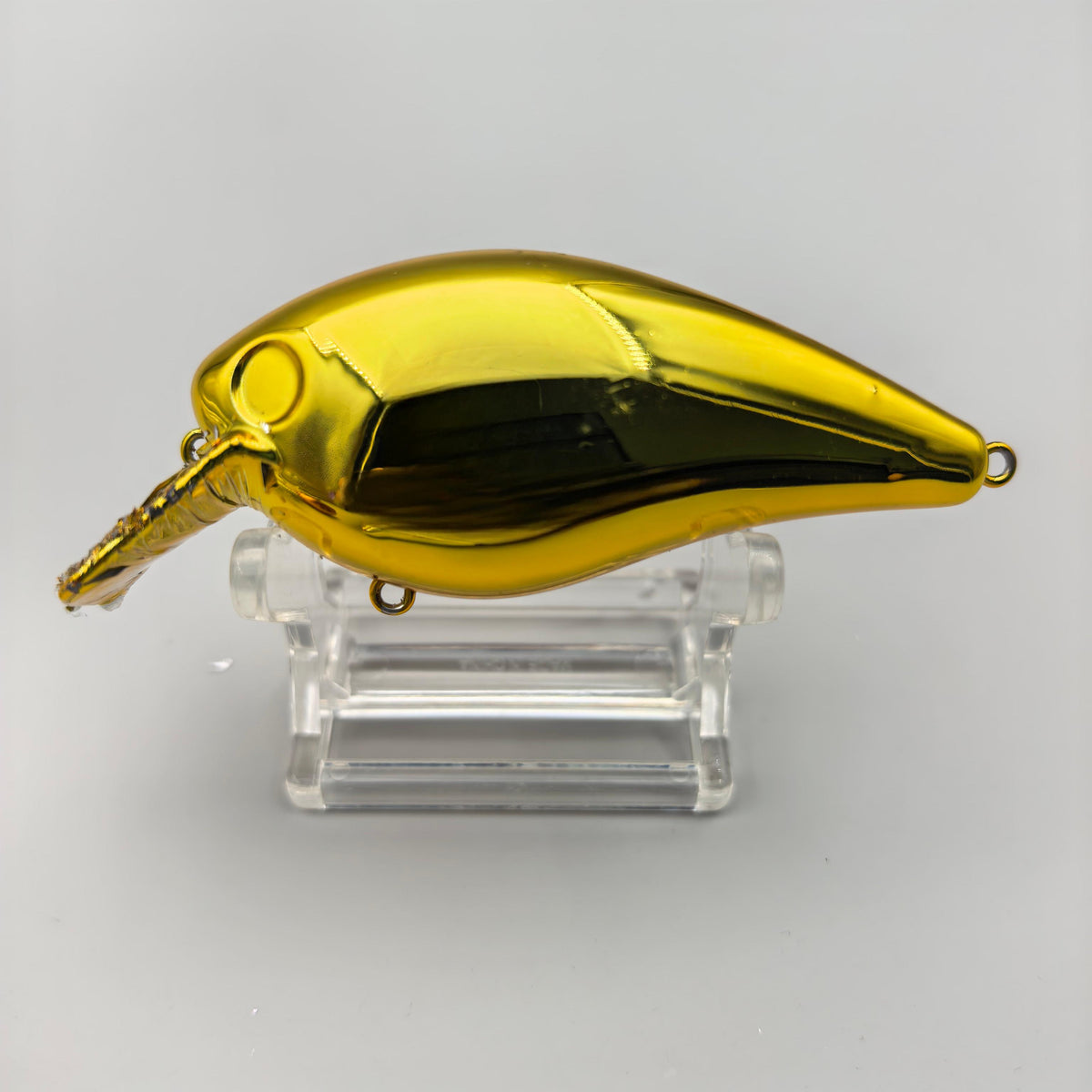 C012 75mm 13.6g leurre de pêche en plastique à manivelle non peint blanc