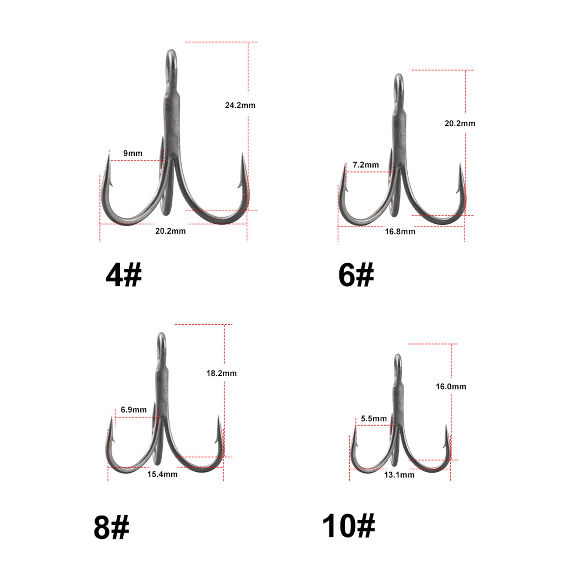 3x Strong Black Feather SUPER-SLIDE Treble Hooks Custom Lure Online 3x Strong Black Feather SUPER-SLIDE Treble Hooks Custom Lure Online