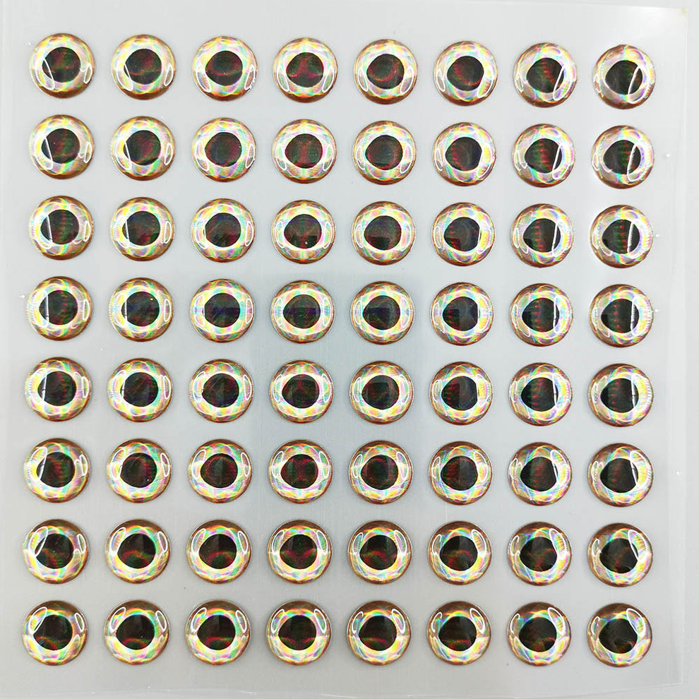 Reflective Silver 3D Lure Eyes Ultimate Shine for Fishing Lures