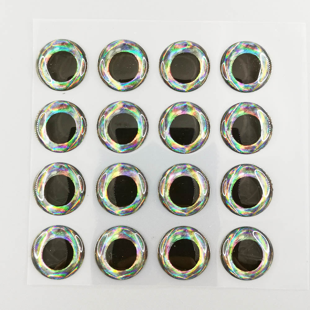 Striking Blue/Silver/Black 3D Lure Eyes Enhance Your Lures with